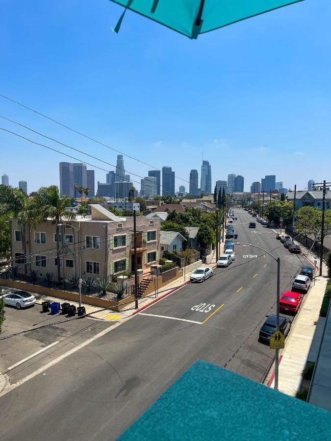 Downtown Los Angeles Skyline Balcony View Modern Penthouse エクステリア 写真