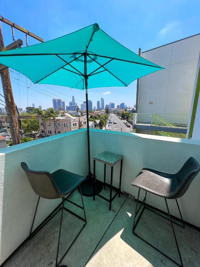 Downtown Los Angeles Skyline Balcony View Modern Penthouse エクステリア 写真