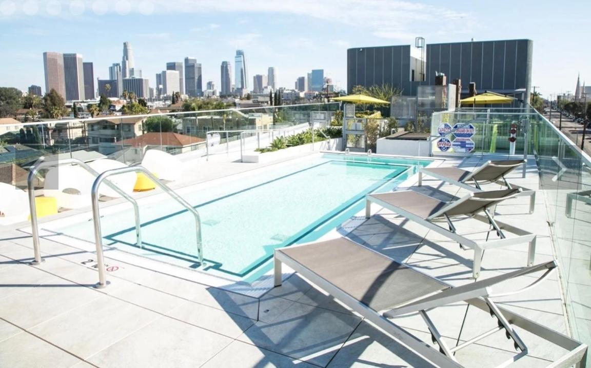 Downtown Los Angeles Skyline Balcony View Modern Penthouse エクステリア 写真
